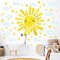 Watercolor Sun & Cloud Wall Decals – 12-Piece Polka Dot Stickers for Kids’ Bedroom & Nursery, 14.5"x11.5"